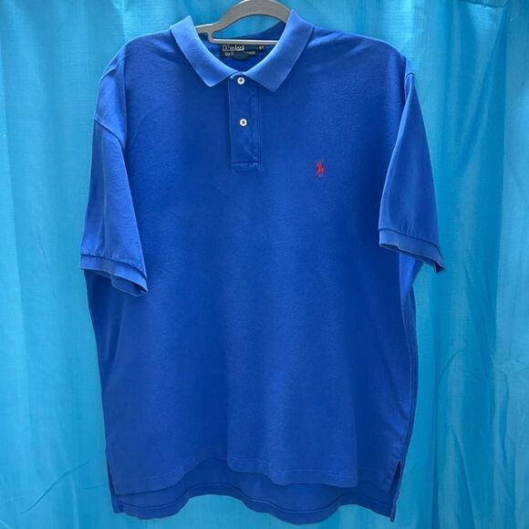 Polo Ralph Lauren shirt blue red - Picture 1 of 4